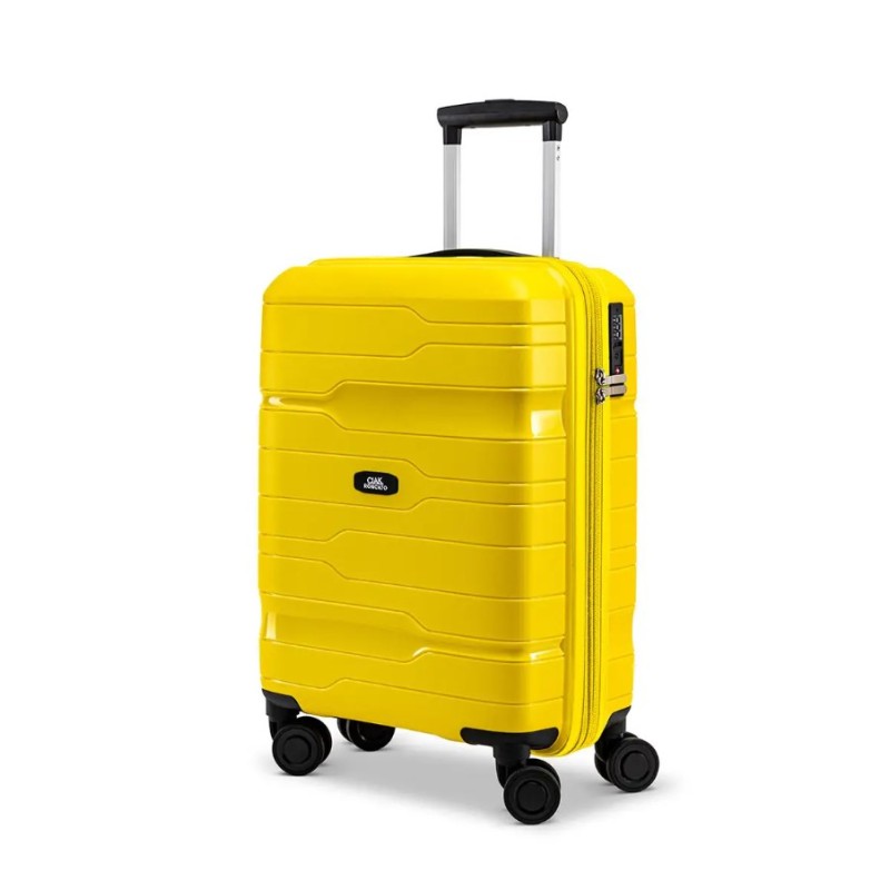 Ciak Roncato 42.104.04-04 Discovery, Βαλίτσα Μικρή/Καμπίνας 55 x 40 x 21cm, Πολυπροπυλένιο, Κίτρινο