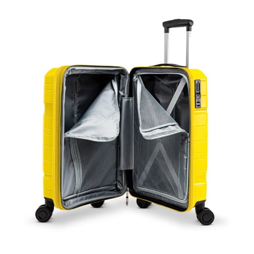 Ciak Roncato 42.104.04-04 Discovery, Βαλίτσα Μικρή/Καμπίνας 55 x 40 x 21cm, Πολυπροπυλένιο, Κίτρινο