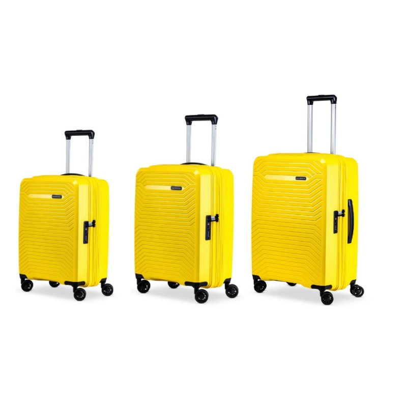 Ciak Roncato 42.91.89-04 Passenger, Σετ Βαλίτσα, Πολυπροπυλένιο, Κίτρινο