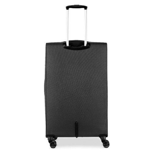 Ciak Roncato 46.127.01-01 Hexa, Βαλίτσα Μεγάλη  78 x 46 x 28cm, Ύφασμα, Μαύρο