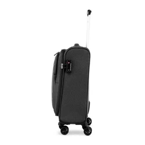 Ciak Roncato 46.127.04-01 Hexa, Βαλίτσα Μικρή/Καμπίνας 55x38x20cm, Ύφασμα Μαύρο