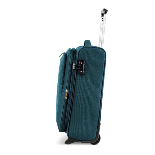 Ciak Roncato 46.127.05-27 Hexa, Βαλίτσα Μικρή/Καμπίνας 55x38x23cm, Ύφασμα, Γαλάζιο