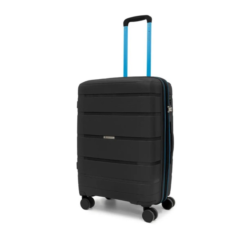 Ciak Roncato 46.130.01-51 Aviator, Βαλίτσα Μεγάλη 75 x 48 x 30cm, Πολυπροπυλένιο, Μαύρο