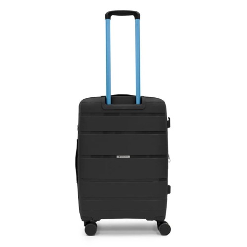 Ciak Roncato 46.130.02-51 Aviator, Βαλίτσα Μεσαία 66 x 42 x 25cm, Πολυπροπυλένιο, Μαύρο