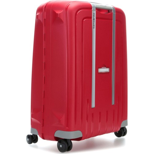 Samsonite 49307-1235 S Cure, Βαλίτσα Μεσαία, Πολυπροπυλένιο, Κόκκινο
