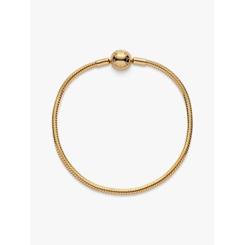 Pandora Moments 568748C00-21, Βραχιόλι, Αλυσίδα Φίδι, Επιχρυσωμένο