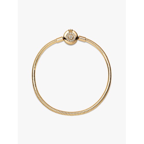 Pandora Moments 569046C01-18, Βραχιόλι, Αλυσίδα Φίδι, Επιχρυσωμένο