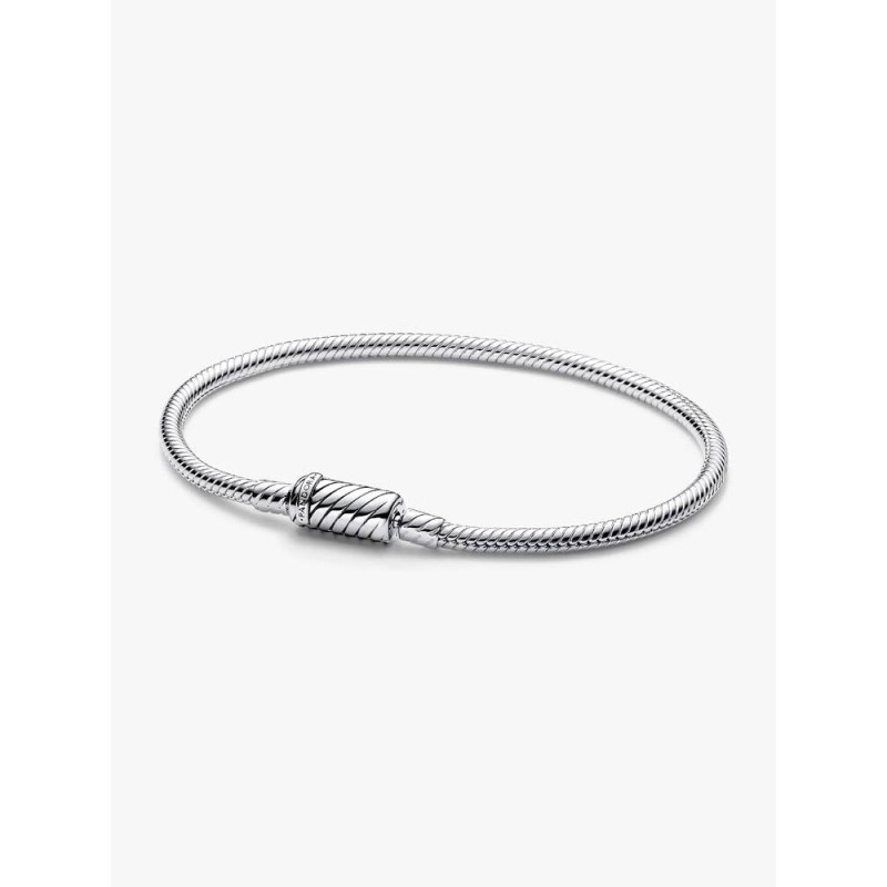 Pandora Moments 590122C00-17, Βραχιόλι, Ασήμι, Αλυσίδα Φίδι με μαγνητικό κούμπωμα