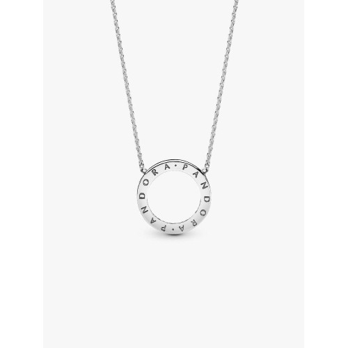 Pandora Signature 590514CZ-45, Κολιέ, Ασήμι, Αστραφτερός Κύκλος
