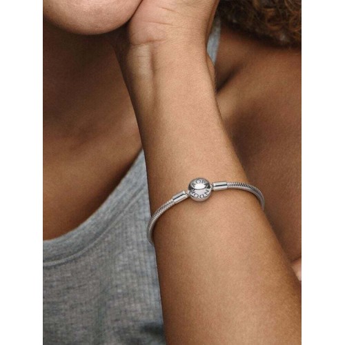 Pandora Moments 590728-16, Βραχιόλι Αλυσίδα, Ασήμι