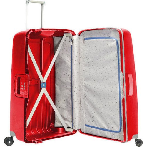 Samsonite 59244-1235 Spinner, Βαλίτσα Πολύ Μεγάλη, Πολυπροπυλένιο, Κόκκινο