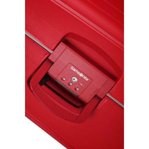 Samsonite 59244-1235 Spinner, Βαλίτσα Πολύ Μεγάλη, Πολυπροπυλένιο, Κόκκινο