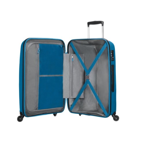 American Tourister 59424-3870 Bon Air, Βαλίτσα Μεγάλη, Πολυπροπυλένιο, Μπλε