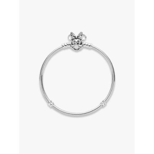 Pandora 597770CZ-16 Disney, Βραχιόλι Ασήμι, Φίδι, Minnie Mouse