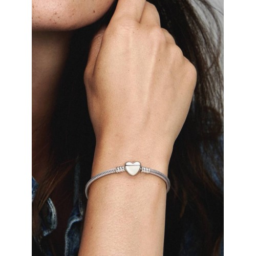 Pandora Moments 599206C00-19, Βραχιόλι, Ασήμι, Καρδιά