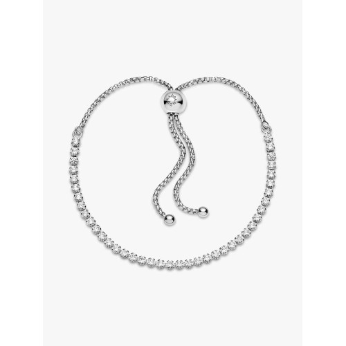 Pandora 599375C01-1, Βραχιόλι, Ασήμι, Ριβιέρα με συρώμενο Κούμπωμα