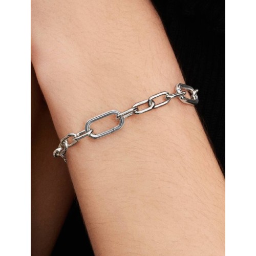 Pandora ME 599662C00-2, Βραχιόλι Αλυσίδα Χεριού, Ασήμι