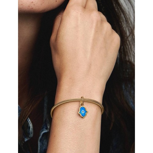 Pandora Moments 762699C01, Σύμβολο/Pendant, Επιχρυσωμένο Ασήμι, Χέρι της Φατιμά