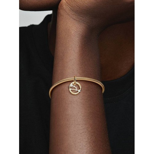 Pandora Moments 762707C01, Σύμβολο/Pendant, Επιχρυσωμένο Ασήμι, Αστερισμός Γάμου