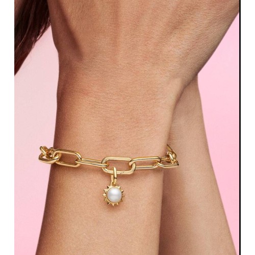 Pandora ME 763035C01, Σύμβολο-Pendant, Επιχρυσωμένο Ασήμι, Ήλιος