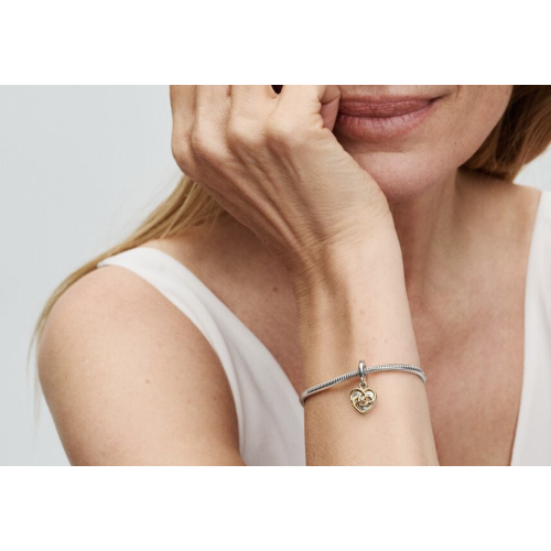 Pandora Moments 763237C01, Σύμβολο-Pendant, Ασήμι, Καρδιά
