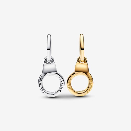 Pandora Moments 763435C00, Σύμβολο/Pendant, Ασήμι, Διπλή Χειροπέδα