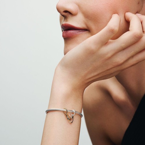 Pandora Moments 763435C00, Σύμβολο/Pendant, Ασήμι, Διπλή Χειροπέδα