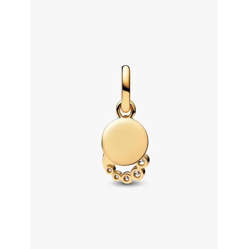 Pandora Moments 763891C01, Σύμβολο/Pendant, Ασήμι Επιχρυσωμένο, Hook με Δύο Κρεμαστά στοιχεία