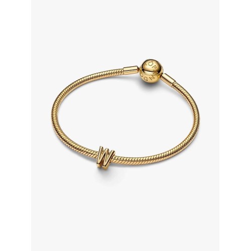Pandora Moments 763969C00, Σύμβολο/Pendant, Επιχρυσωμένο Ασήμι, Γράμμα W