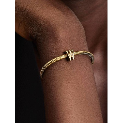 Pandora Moments 763969C00, Σύμβολο/Pendant, Επιχρυσωμένο Ασήμι, Γράμμα W
