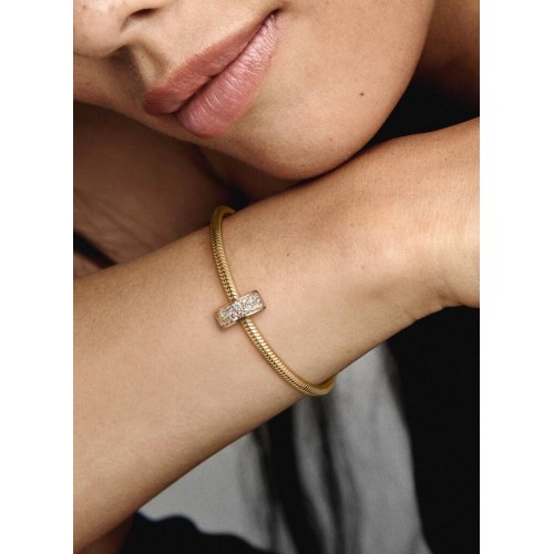 Pandora Moments 768658C01, Σύμβολο/Pendant, Επιχρυσωμένο Ασήμι, Pave