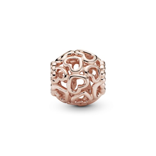 Pandora Moments 780964, Σύμβολο-Pendant, Ροζ Χρυσό, Καρδιές