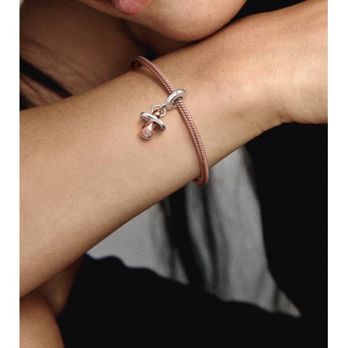 Pandora Moments 781490C01, Σύμβολο/Pendant, Ροζ Χρυσό, Πιπίλα