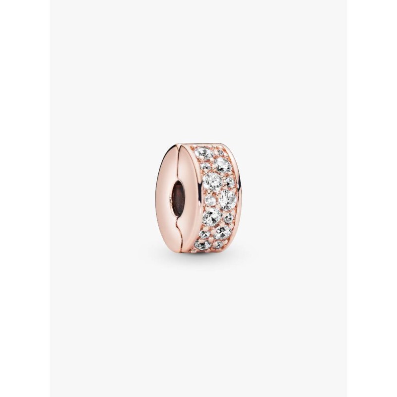 Pandora Moments 781817CZ, Σ΄υμβολο-Pendant, Κλιπ με διαφανή Pave