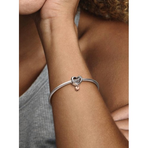 Pandora Moments 782327C00, Σύμβολο/Pendant, Ασήμι, Καρδιά