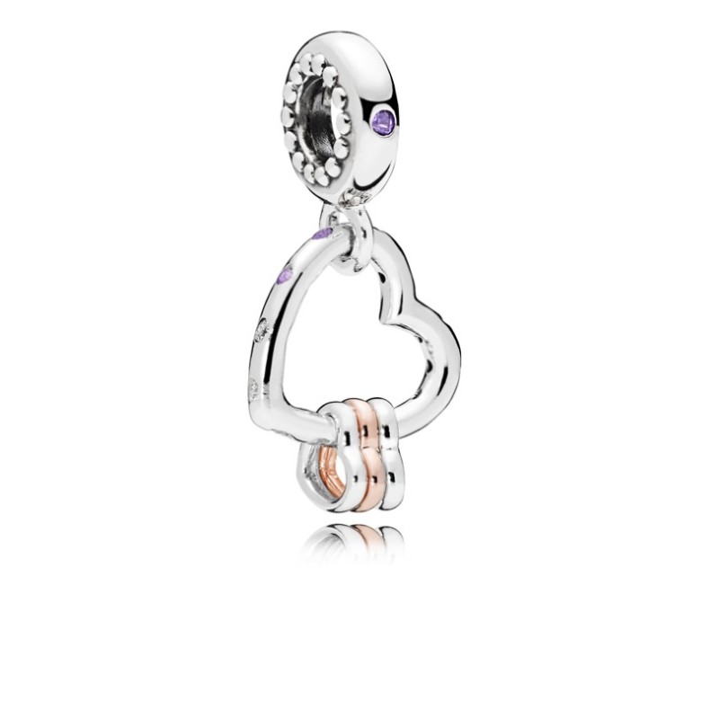 Pandora Moments 787247NLCMX, Σύμβολο/Pendant, Ασήμι, Καρδιά