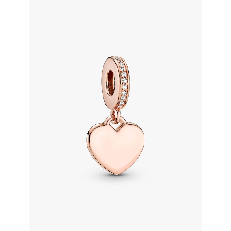 Pandora Moments 788761C01, Σύμβολο/Pendant, Ροζ Επιχρυσωμένο Ασήμι, Κρεμαστή Καρδιά