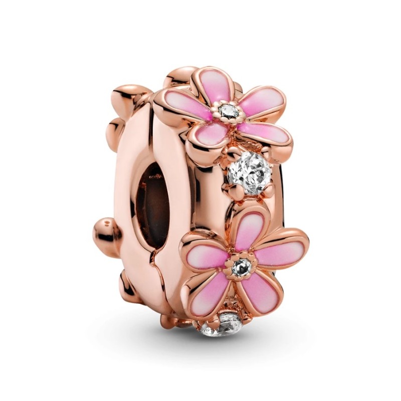 Pandora Moments 788809C01, Σύμβολο/Pendant, Ροζ Χρυσό, Μαργαρίτες