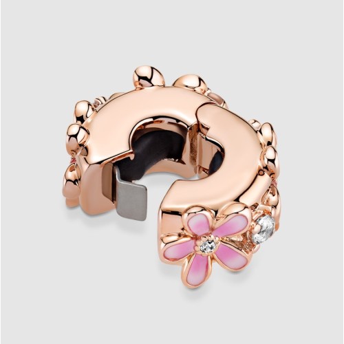 Pandora Moments 788809C01, Σύμβολο/Pendant, Ροζ Χρυσό, Μαργαρίτες