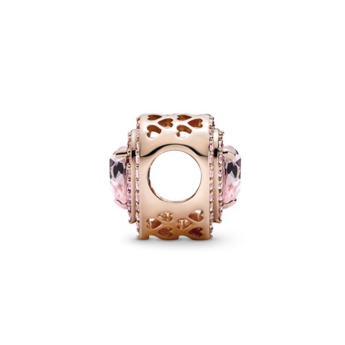 Pandora Moments 789218C01, Σύμβολο/Pendant, Ροζ Χρυσό, Καρδιά