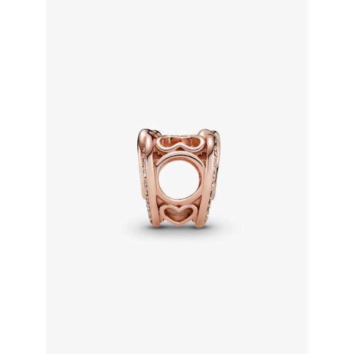 Pandora Moments 789270C01, Σύμβολο/Pendant, Ροζ Χρυσό, Καρδιά