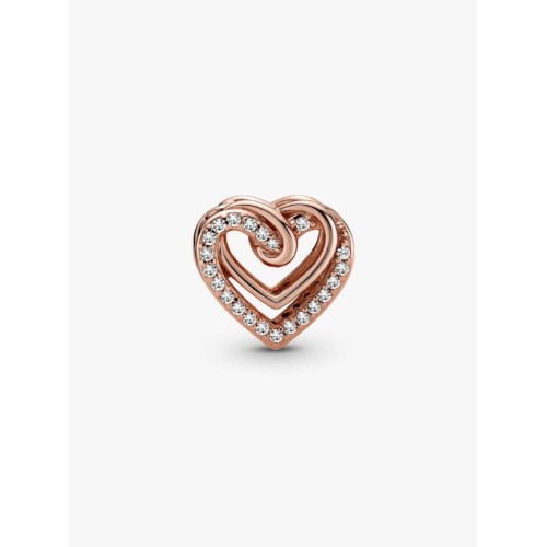 Pandora Moments 789270C01, Σύμβολο/Pendant, Ροζ Χρυσό, Καρδιά