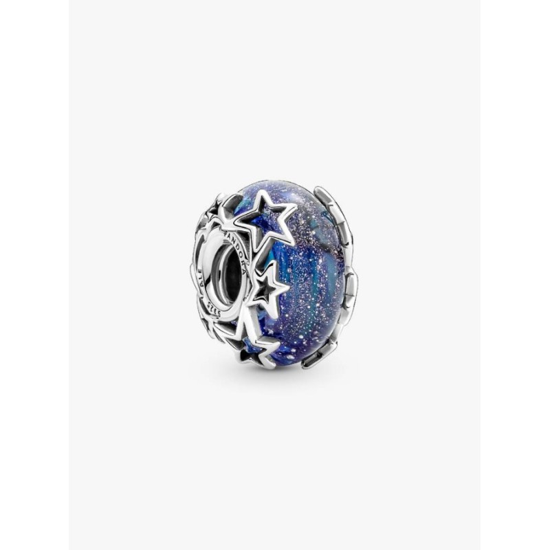 Pandora Moments 790015C00, Σύ,μβολο/Pendant, Ασήμι, Μπλε Murano