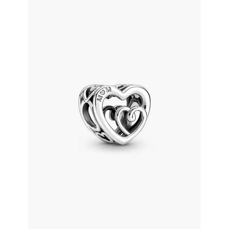 Pandora Moments 790800C00, Σύμβολο-Pendant, Ασήμι, Καρδιά "Mom"