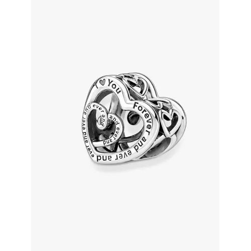 Pandora Moments 790800C00, Σύμβολο-Pendant, Ασήμι, Καρδιά "Mom"