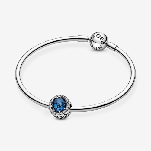 Pandora Moments 791725NMB, Σύμβολο-Pendant, Ασήμι, Κρύσταλλο Μπλε