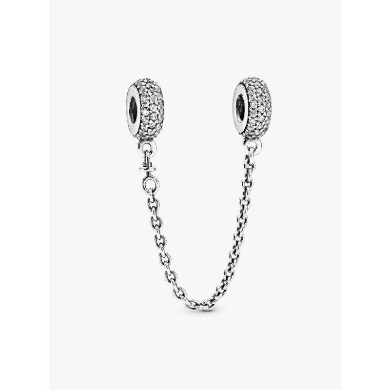 Pandora Moments 791736CZ-05, Σύμβολο-Pendant, Ασήμι, Αλυσίδα Ασφαλείας
