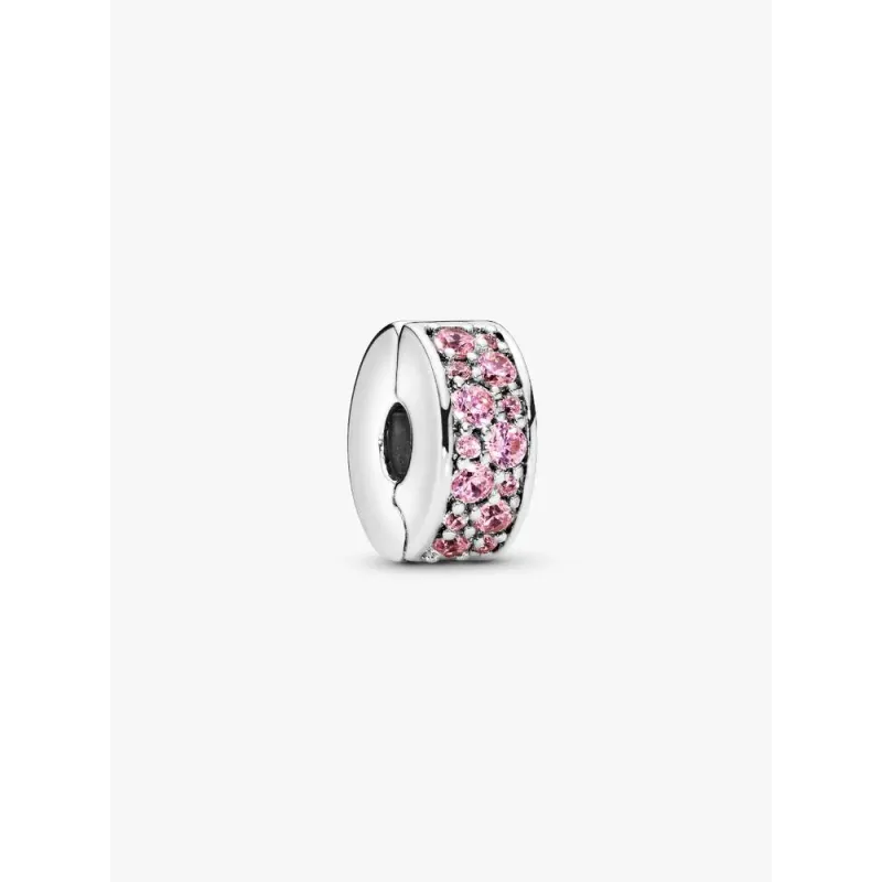 Pandora Moments 791817PCZ, Σύμβολο-Pendant, Ασήμι, Κλιπ Ροζ Pave