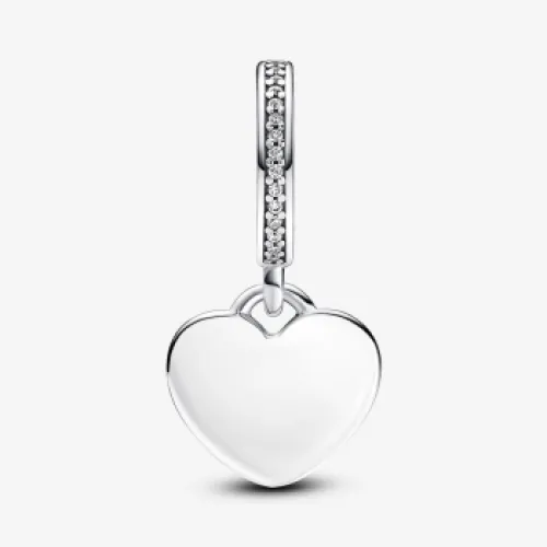 Pandora Moments 792017CZ_E019, Σύμβολο-Pendant, Ασήμι, Καρδιά