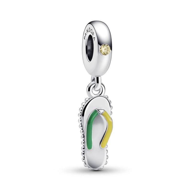 Pandora Moments 792197C01, Σύμβολο/Pendant, Ασήμι, Παντόφλα Flip Flop